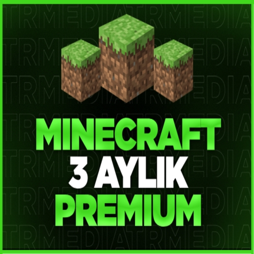  Minecraft Premium Hesap 3 Aylık Sorunsuz